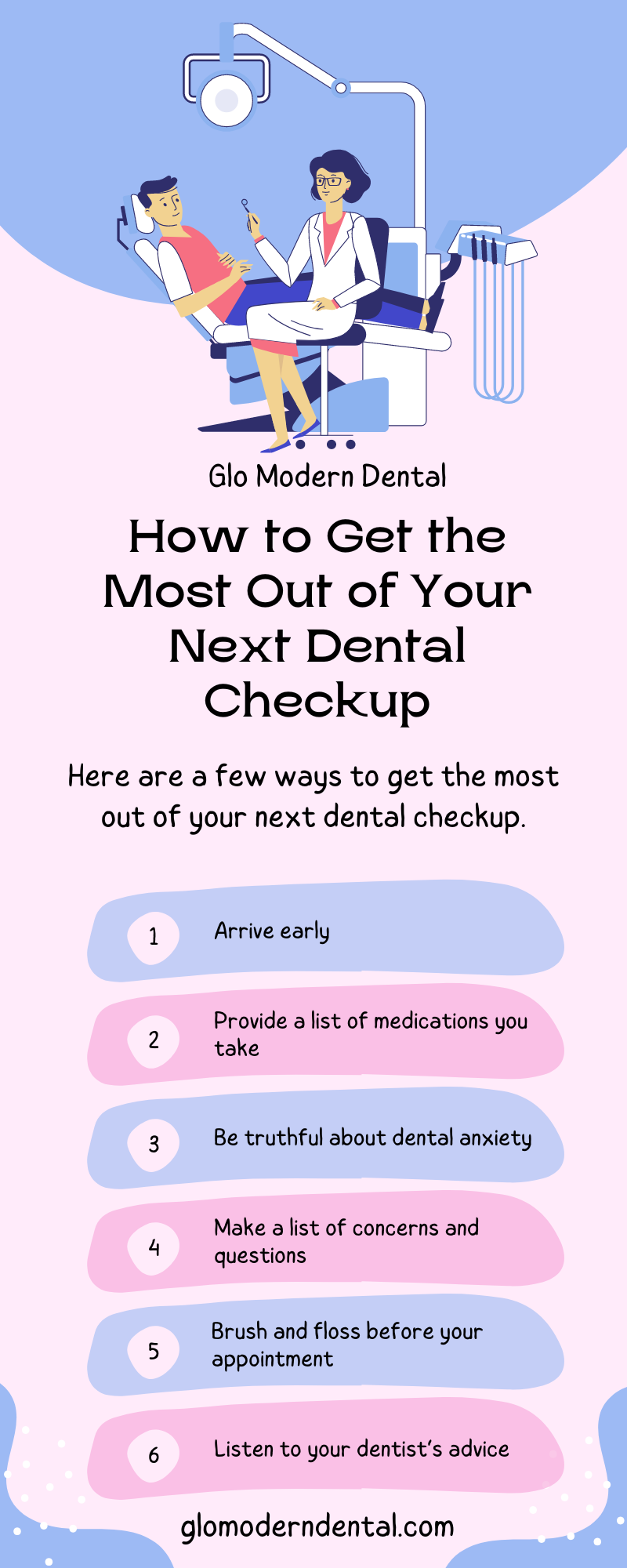 How to Get the Most Out of Your Next Dental Checkup Infographic